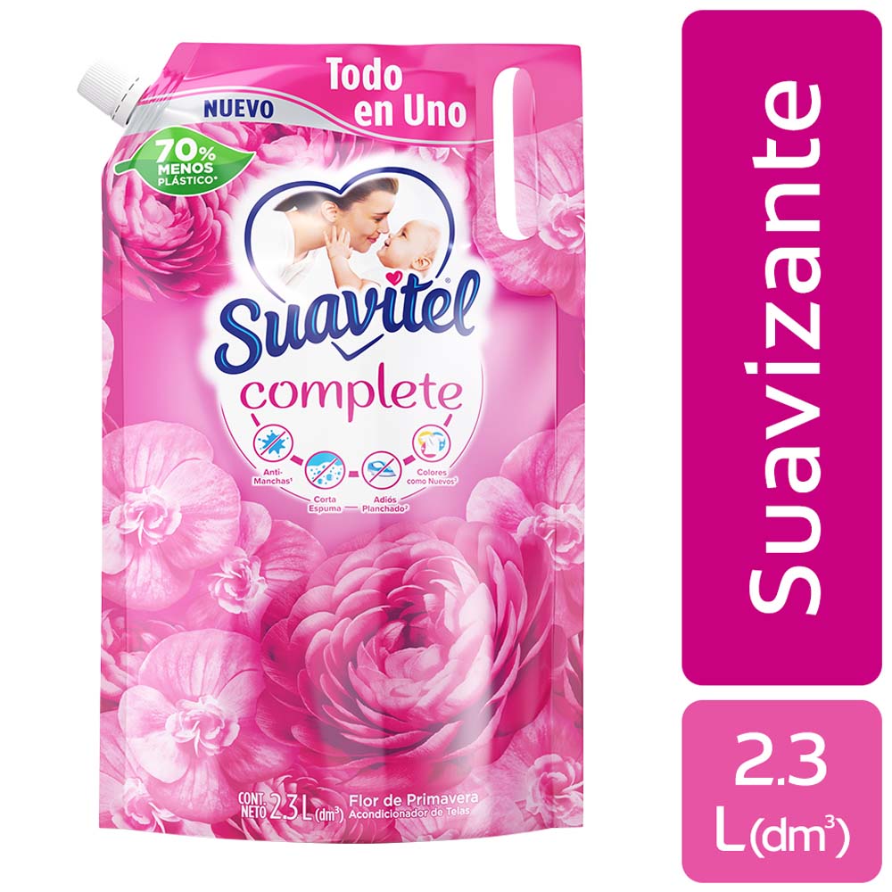 Suavizante SUAVITEL Complete Flor de Primavera Doypack 2.3L