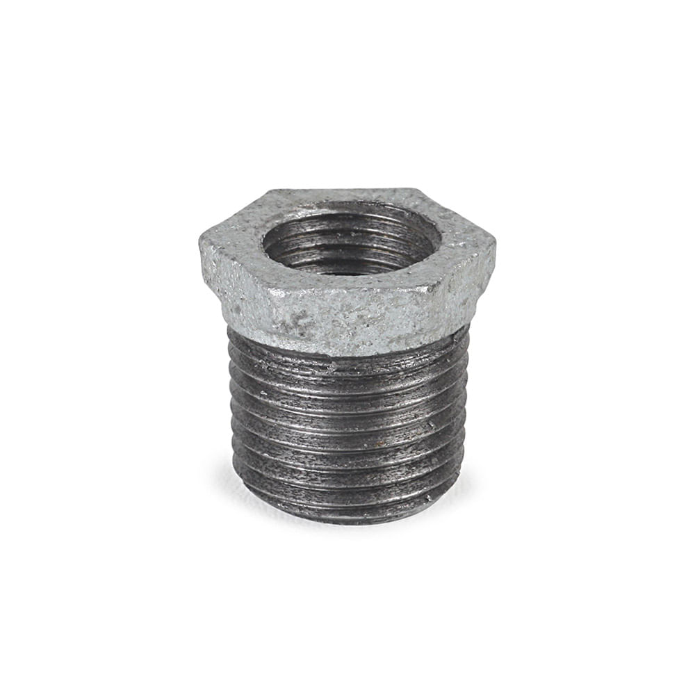 Bushing galvanizado 1/2" x 3/8"