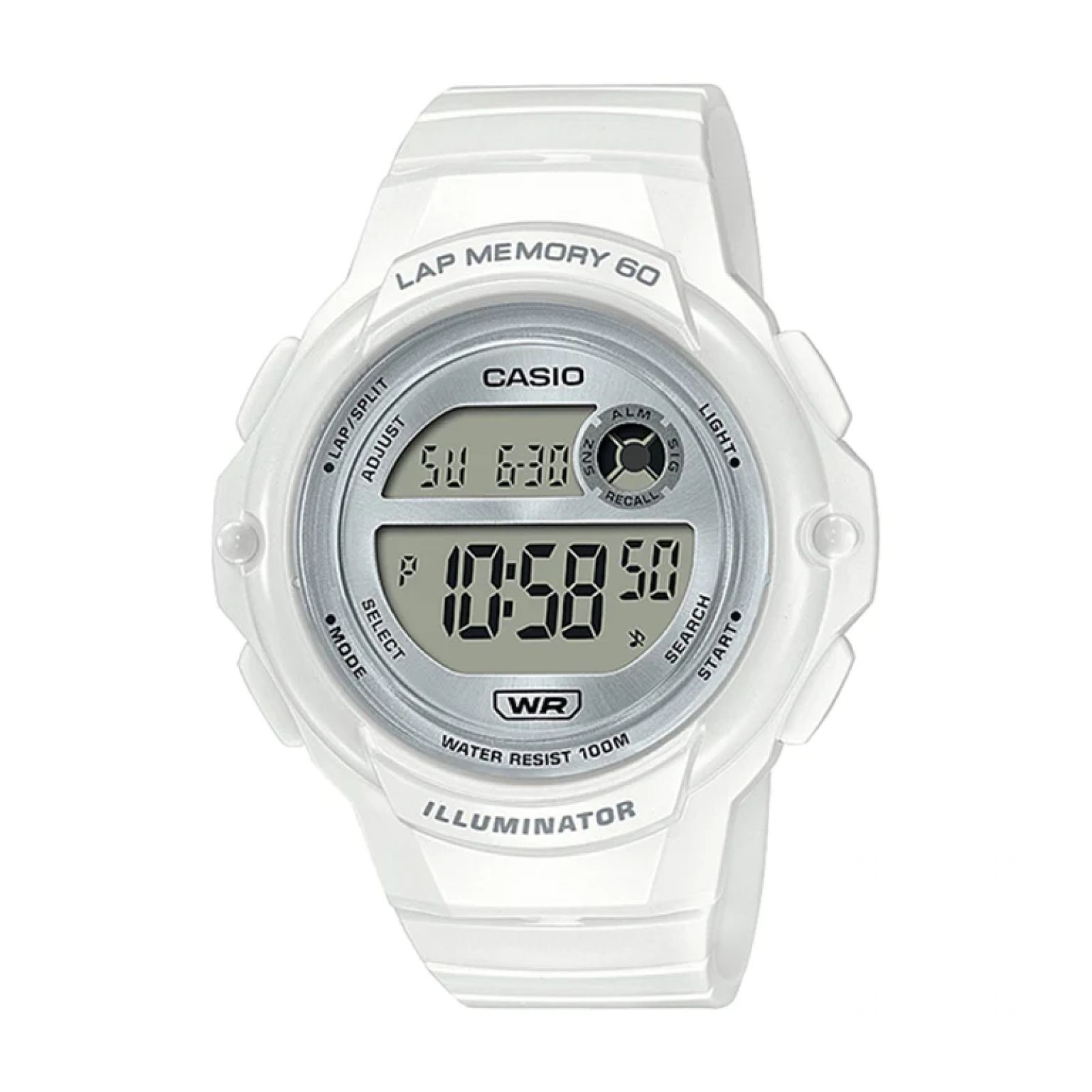 Reloj Casio Lws1200h-7a1vdf Blanco Mujer