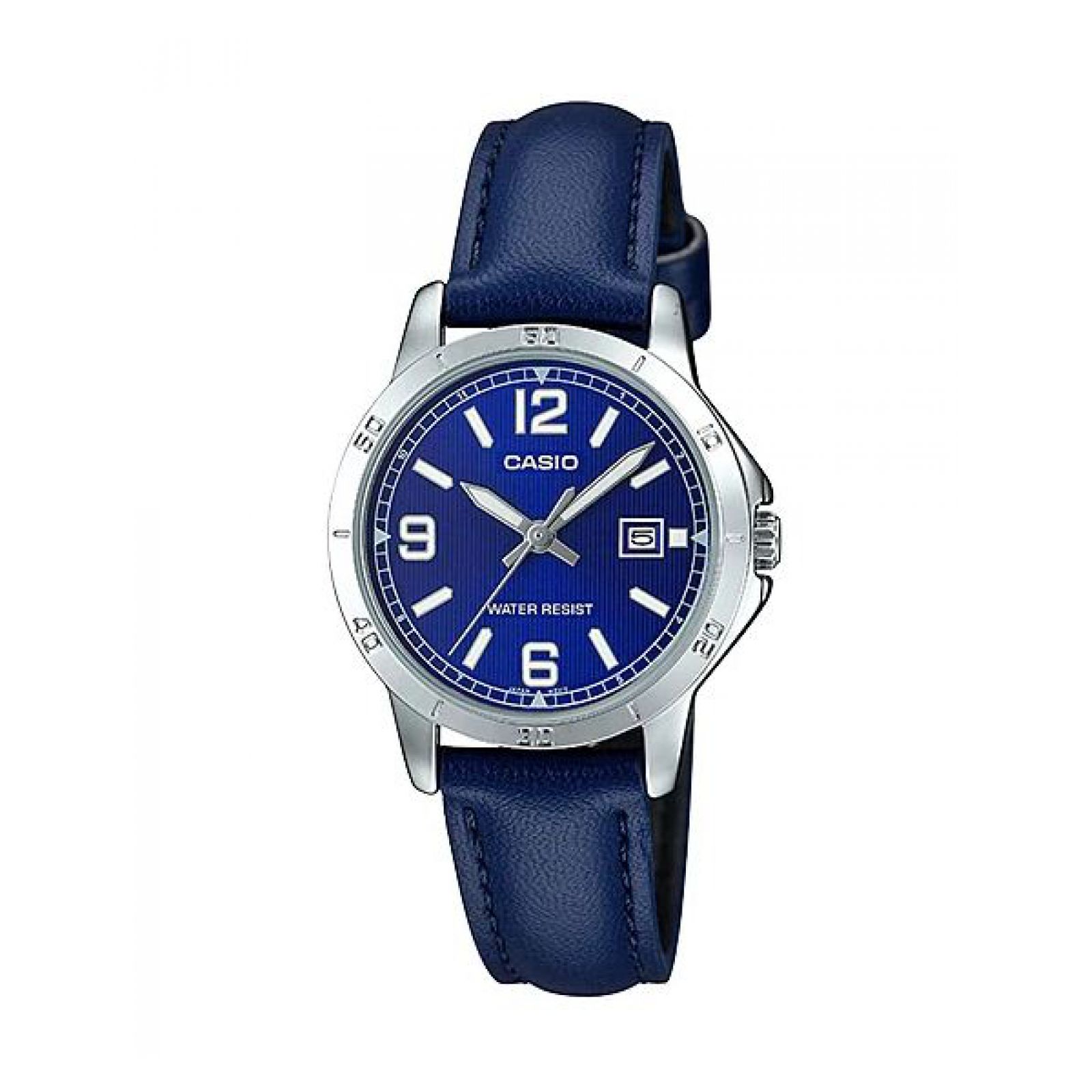 Reloj Casio Ltp-v004l-2budf Azul Mujer