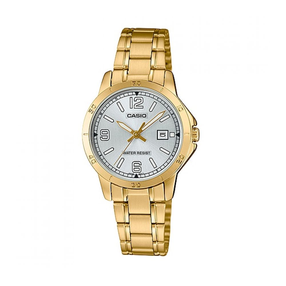 Reloj Casio Ltp-v004g-7b2udf Dorado Mujer