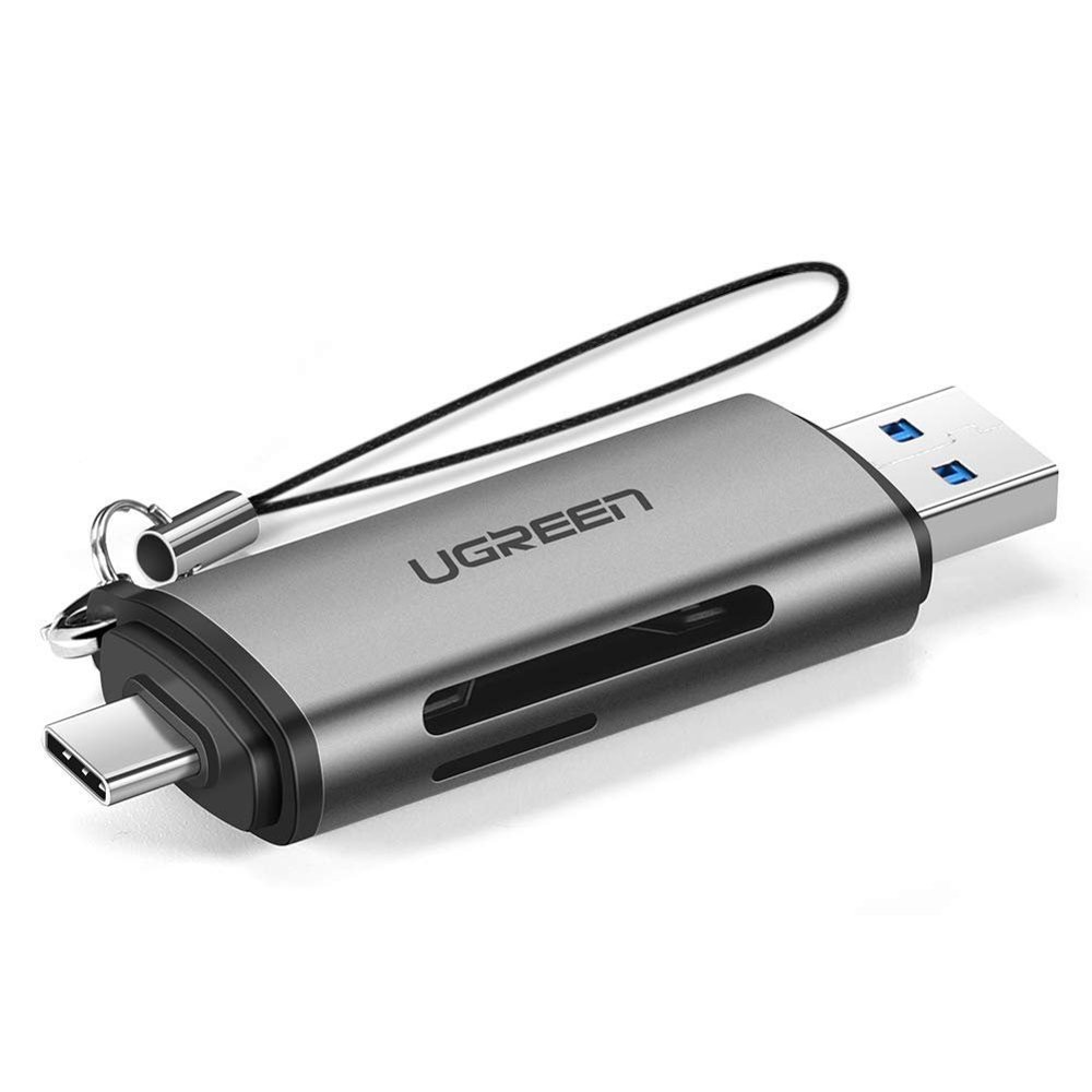 Lector Ugreen OTG 2-in-1 USB-C Card Reader SD, Micro SD - 50706
