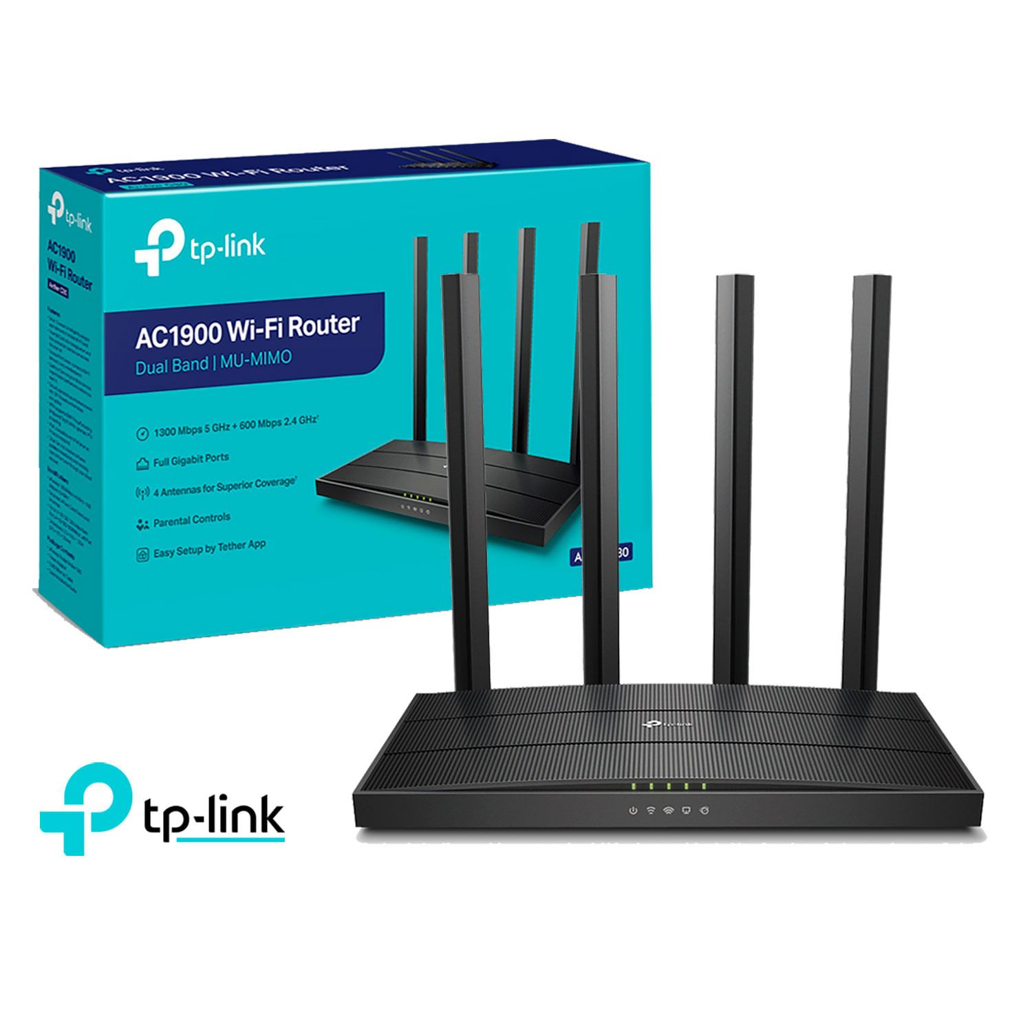 TP Link Router Archer C80 AC1900 Wireless Dual Band 5GHz 2,4GHz