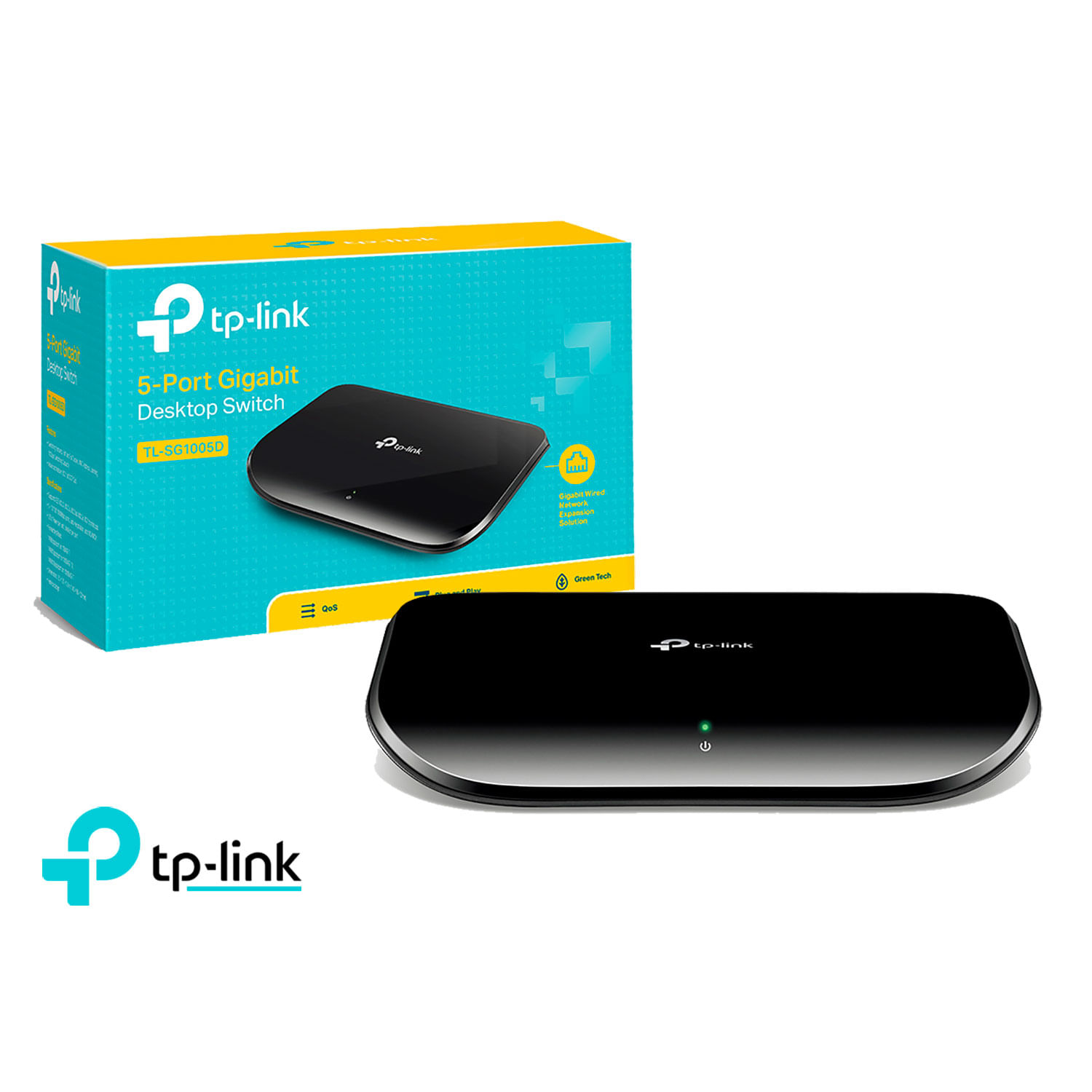 TP Link Switch TL SG1005D 5 Puertos Gigabit 10,100,1000mbps