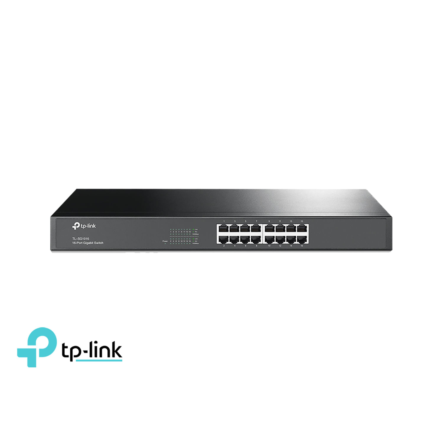 TP Link Switch TL SG1016 Con 16 puertos de 10,100,1000 Mbps