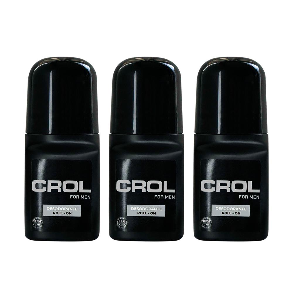 Desodorante - Crol For Men x 50 ml 3 Unidades