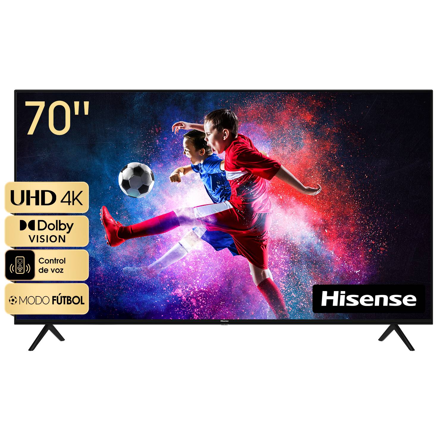 Televisor Hisense 70" UHD 4k Smart TV Dolby Vision - bluetooth 70a6gsv
