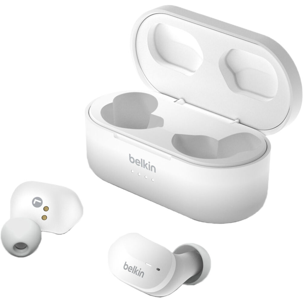 Audífonos Inalámbricos True Wireless Soundform de Belkin para Auriculares In Ear Blanco