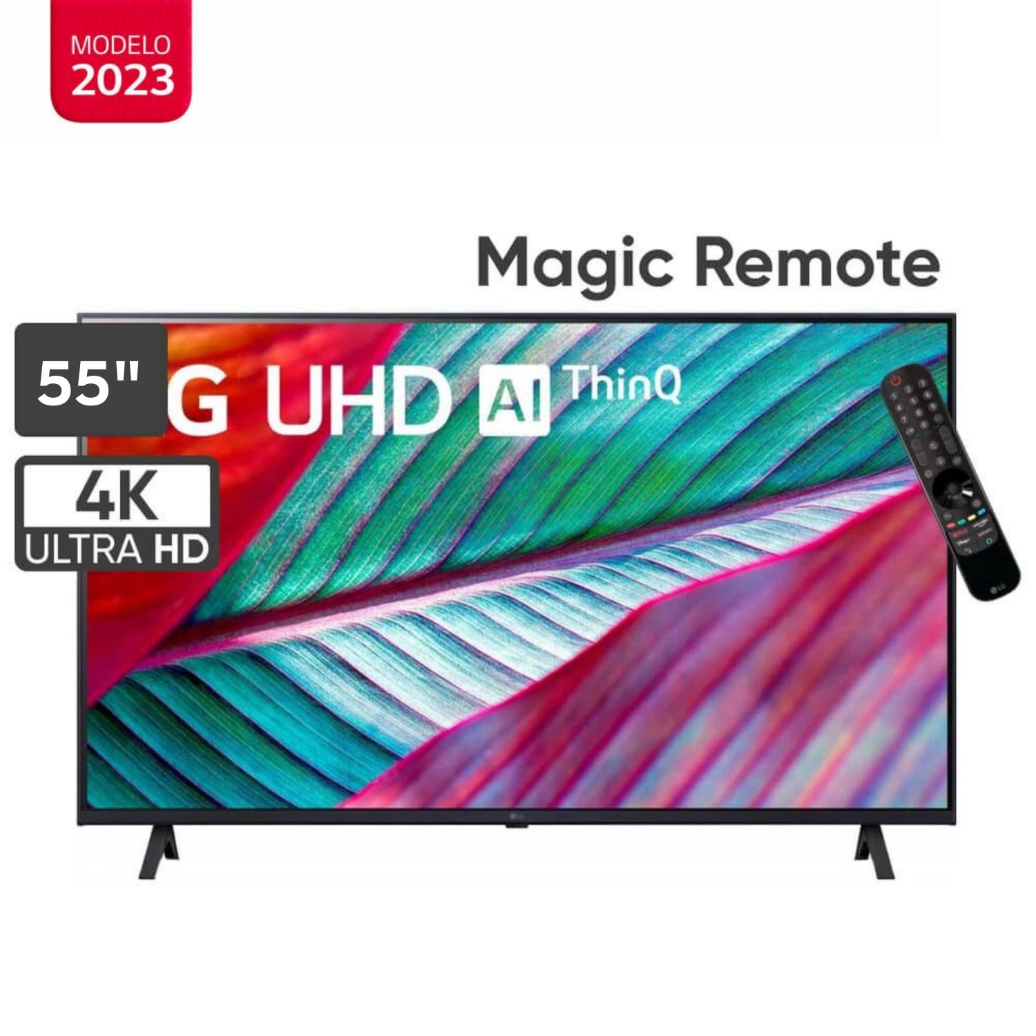 Televisor LG 55" LED Smart TV Ultra HD 4K con ThinQ AI 55UR8750PSA