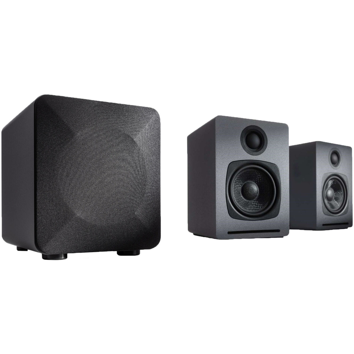 Sistema de Altavoces Bluetooth Audioengine A1 con Kit de Subwoofer S6 de 6 210W Gris