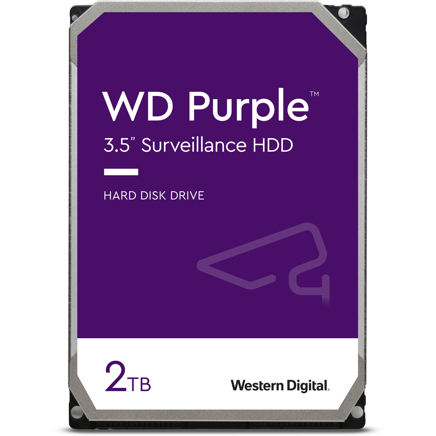 Disco Duro Interno de Vigilancia Wd Purple de 2Tb 5400 Rpm Sata Iii 3.5 Venta Al por Menor