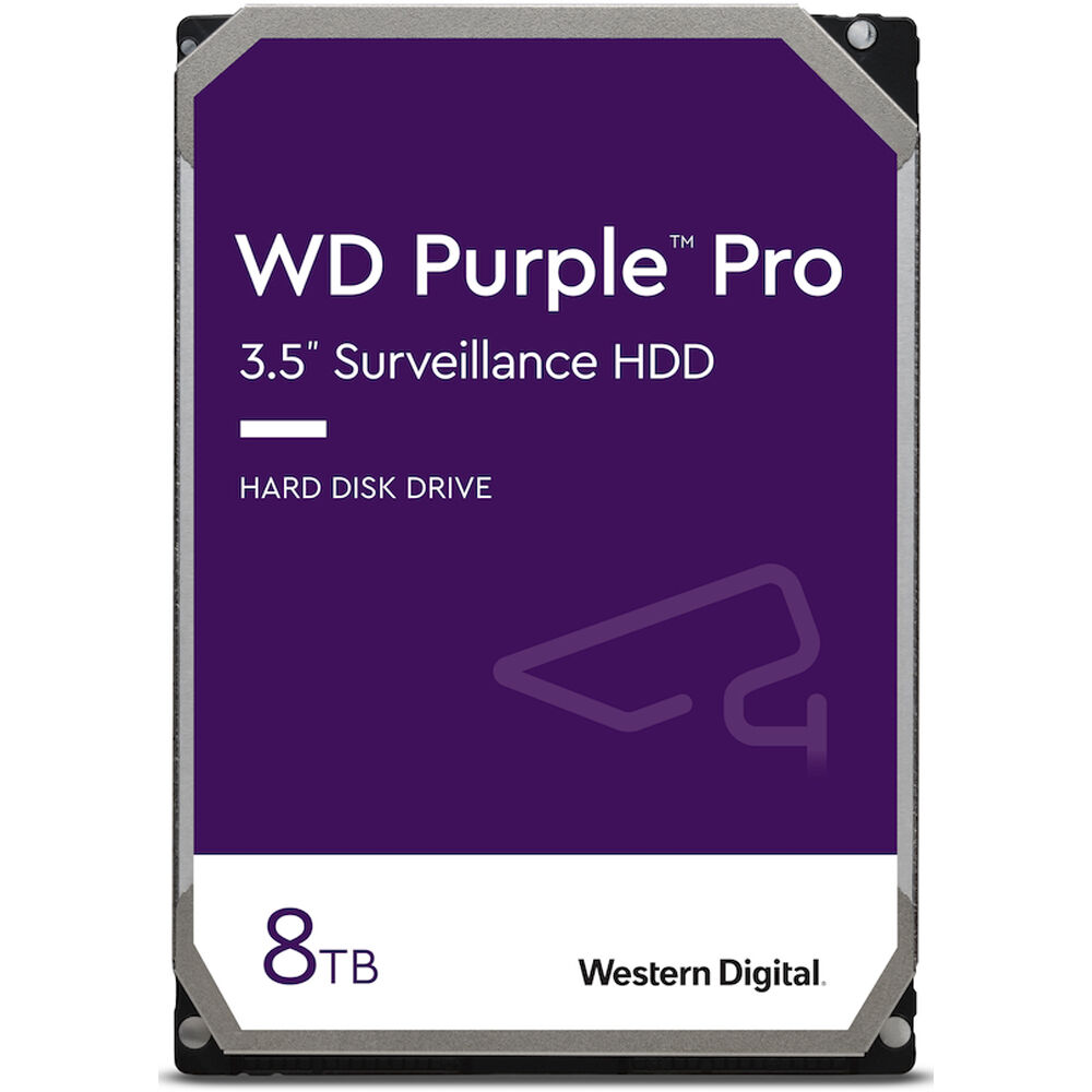 Disco Duro Interno de Vigilancia Wd Purple Pro de 8Tb Sata Iii 7200 Rpm 3.5 Venta Al por Menor