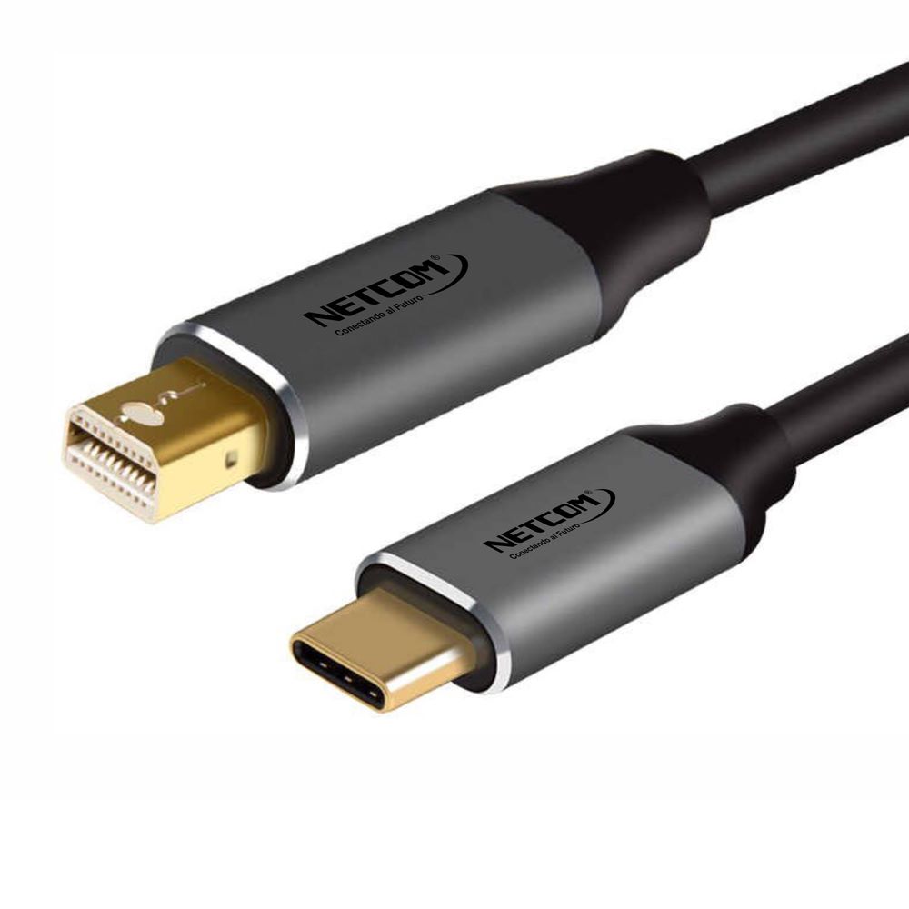 Cable Adaptador USB-C a Mini DP DisplayPort de 1.80 Metros NETCOM