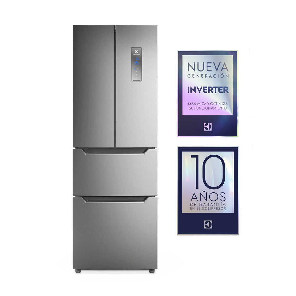 Refrigeradora Electrolux ERFWV2HUS French Door 298L Gris