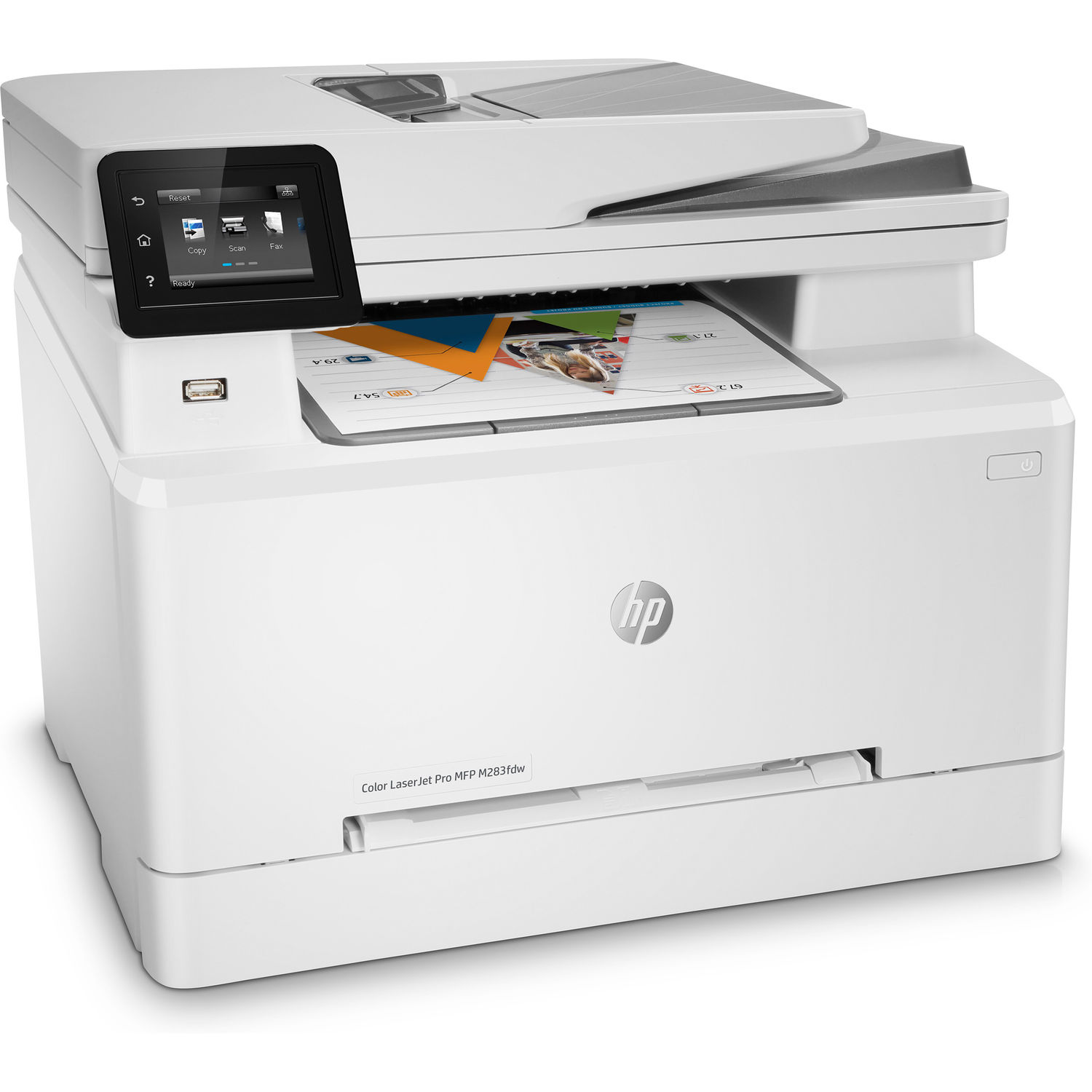 Impresora Multifuncional Hp Color Laserjet Pro M283Fdw