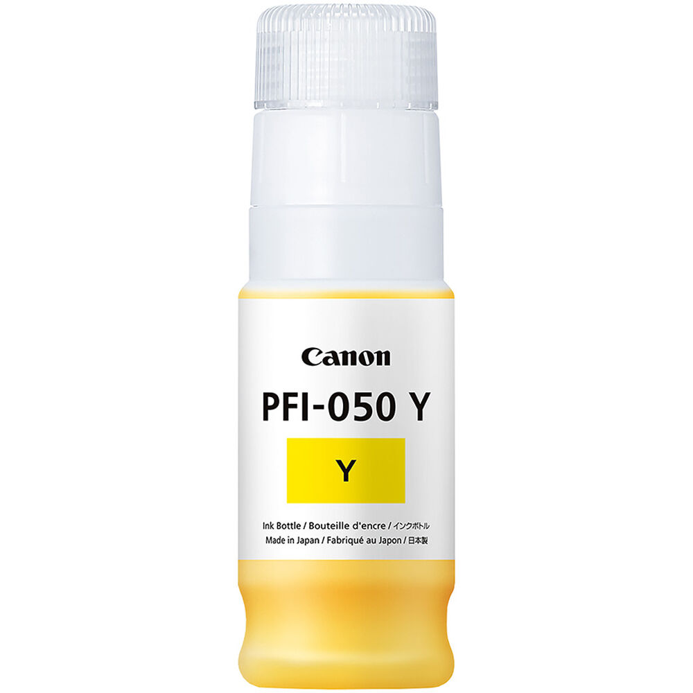 Cartucho de Tinta Amarilla Canon Pfi 050 Pigment para Imageprograf Tc 20 70Ml