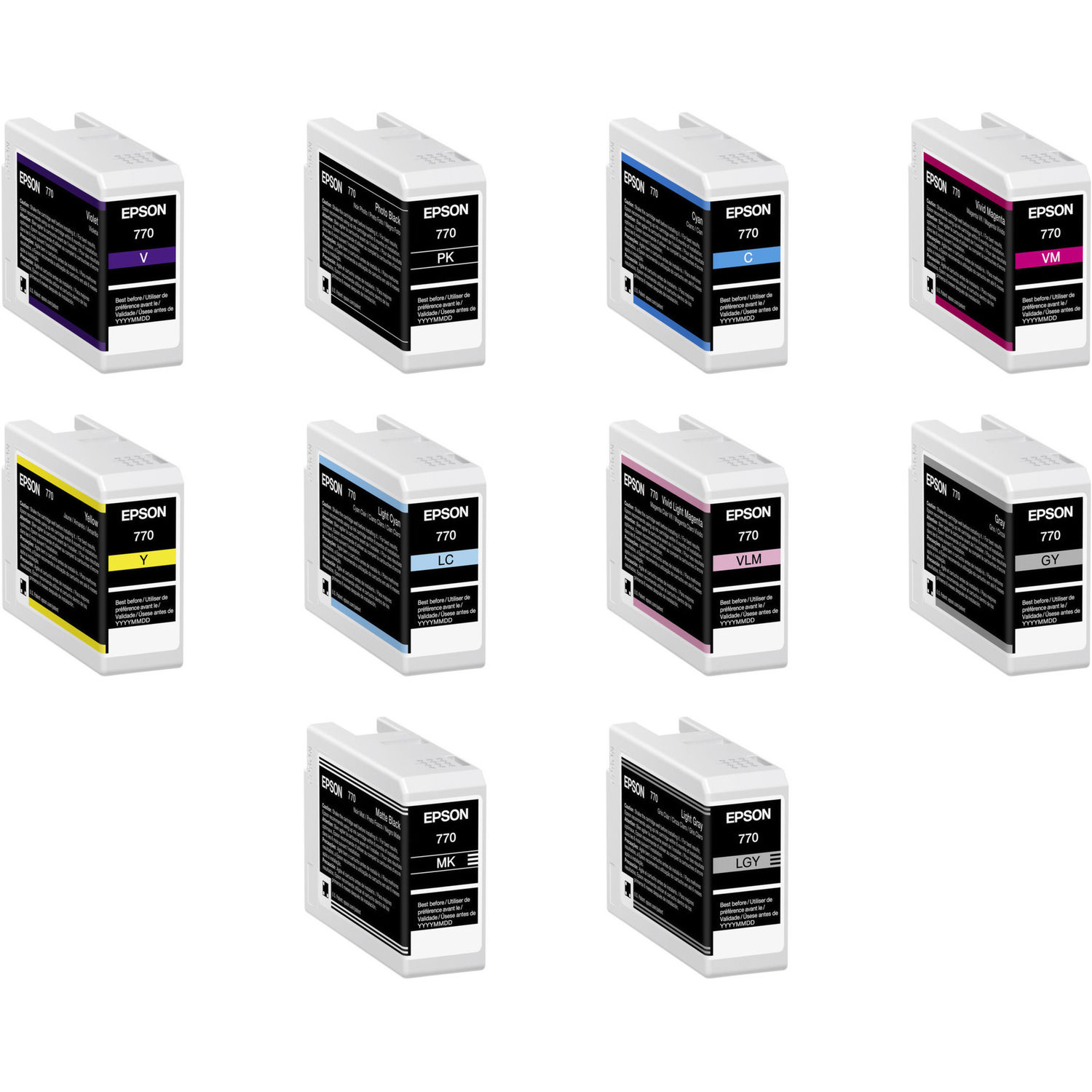 Set de Cartuchos de Tinta Epson Ultrachrome Pro10