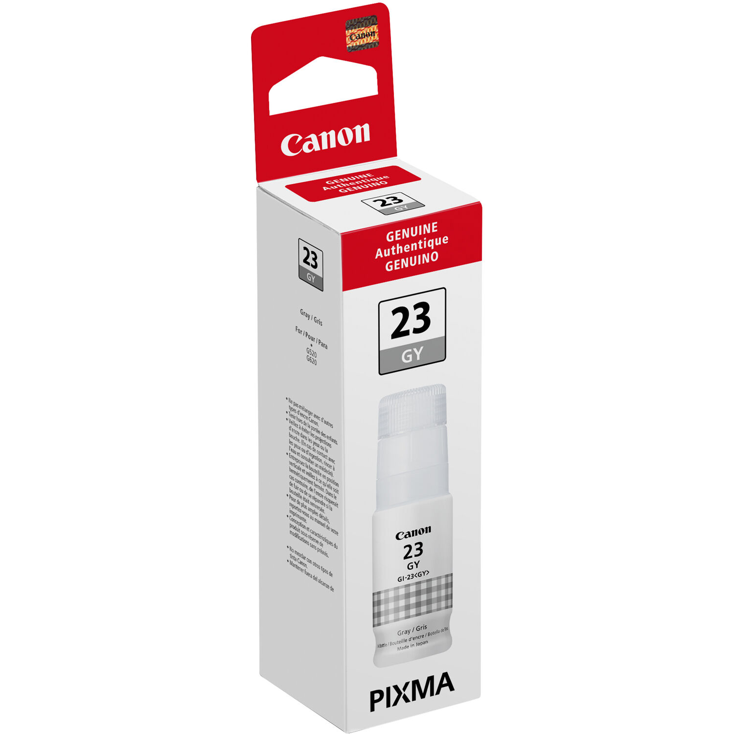 Tinta Canon Gi 23 Gray para Impresora Pixma G620