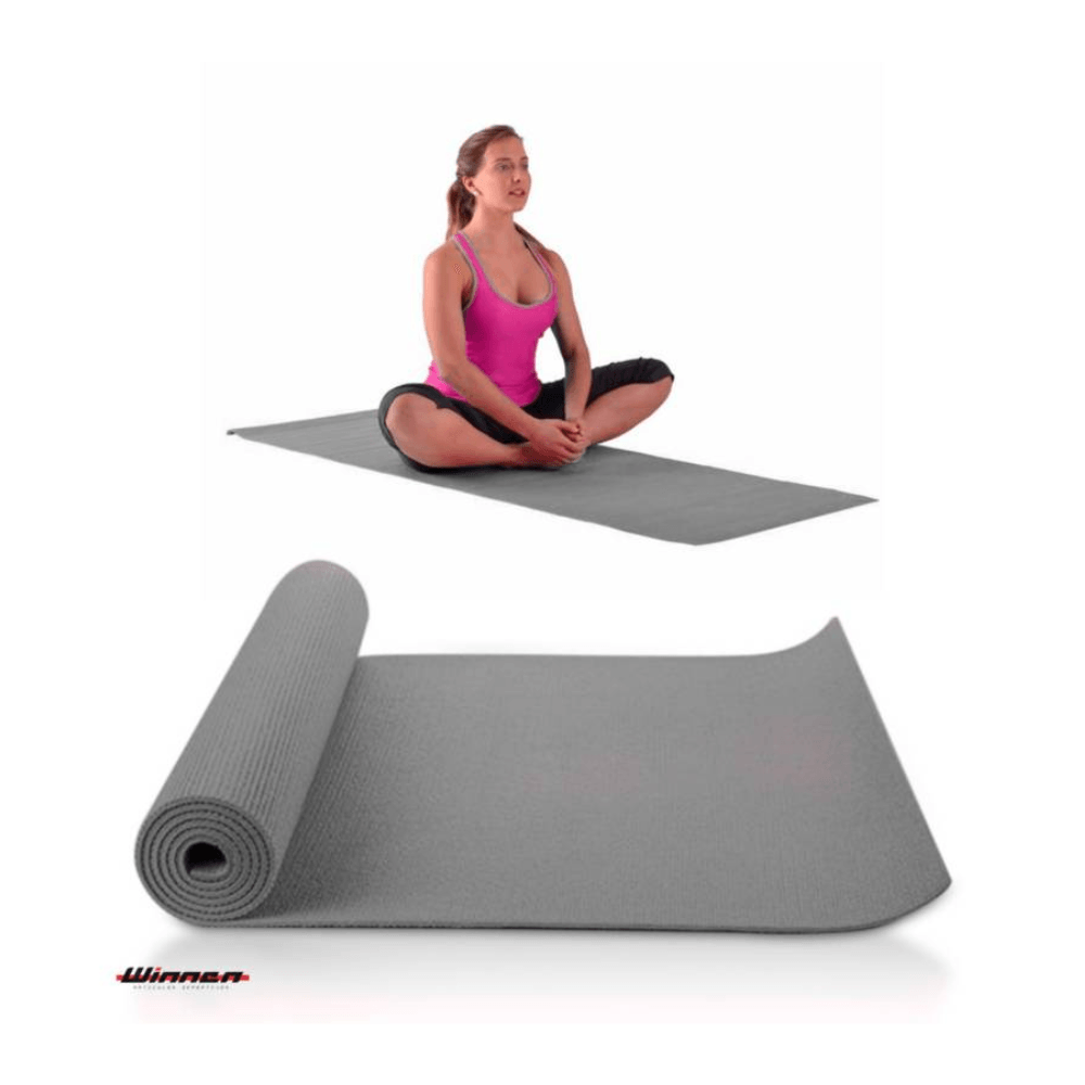 Mat de Yoga 6 mm - Gris
