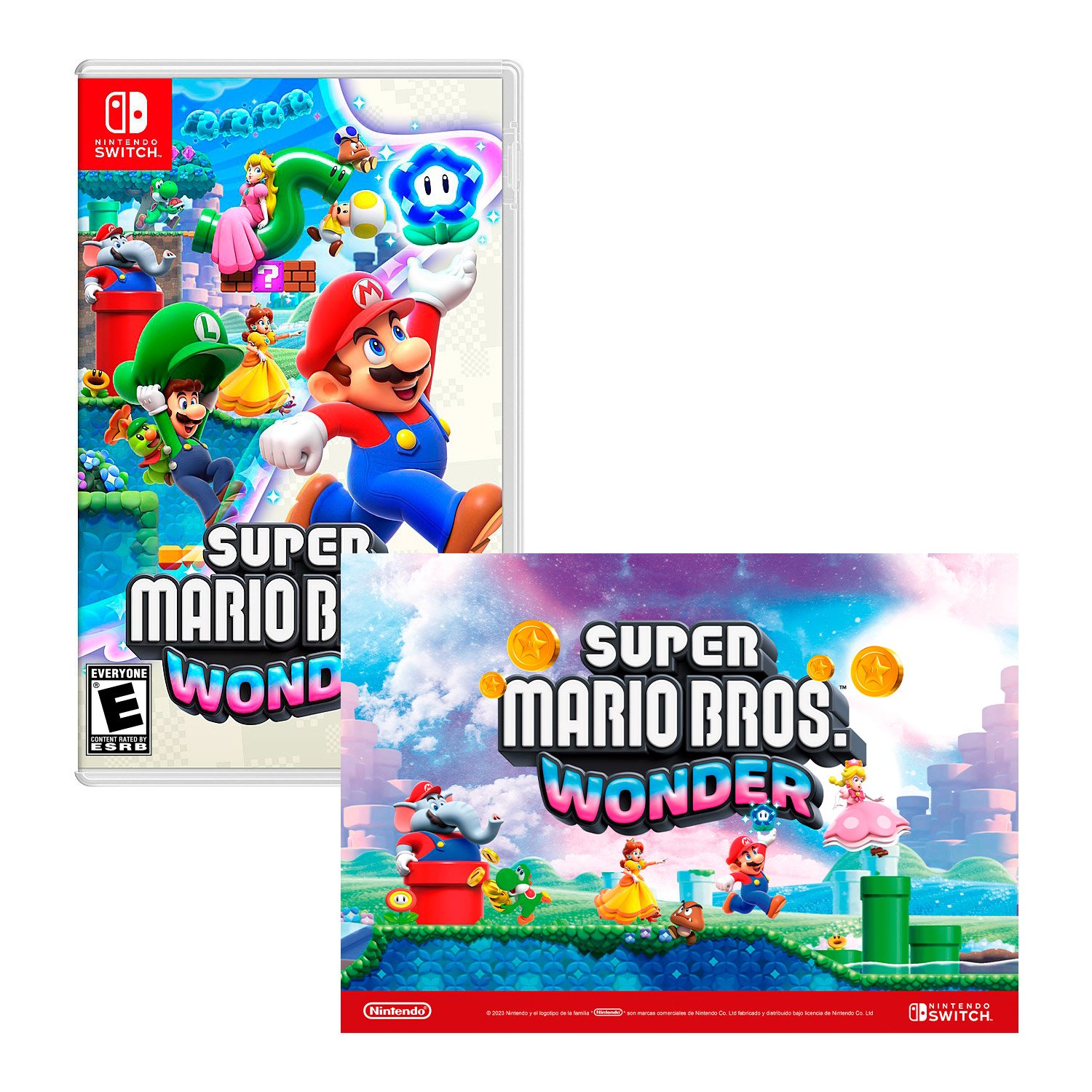 PREVENTA Super Mario Bros Wonder + Poster Nintendo Switch