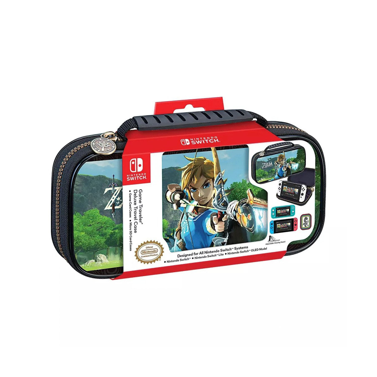 Estuche Protector Game Traveler Deluxe Travel Case para Nintendo Switch Zelda