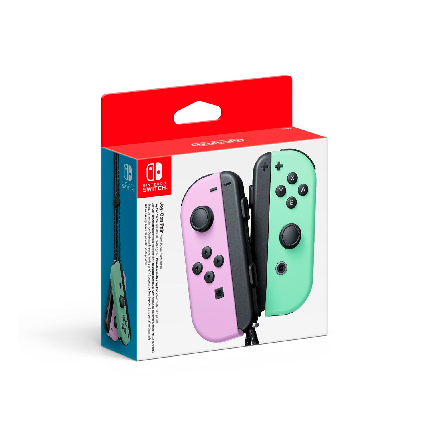 Controles Joy-Con (L/R) Nintendo Switch Purpura Pastel/Verde Pastel