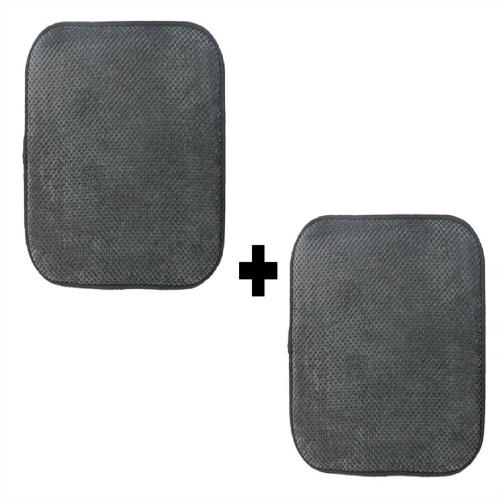 Set de 2 Cojines Asientos Memory Gris 42x42cm