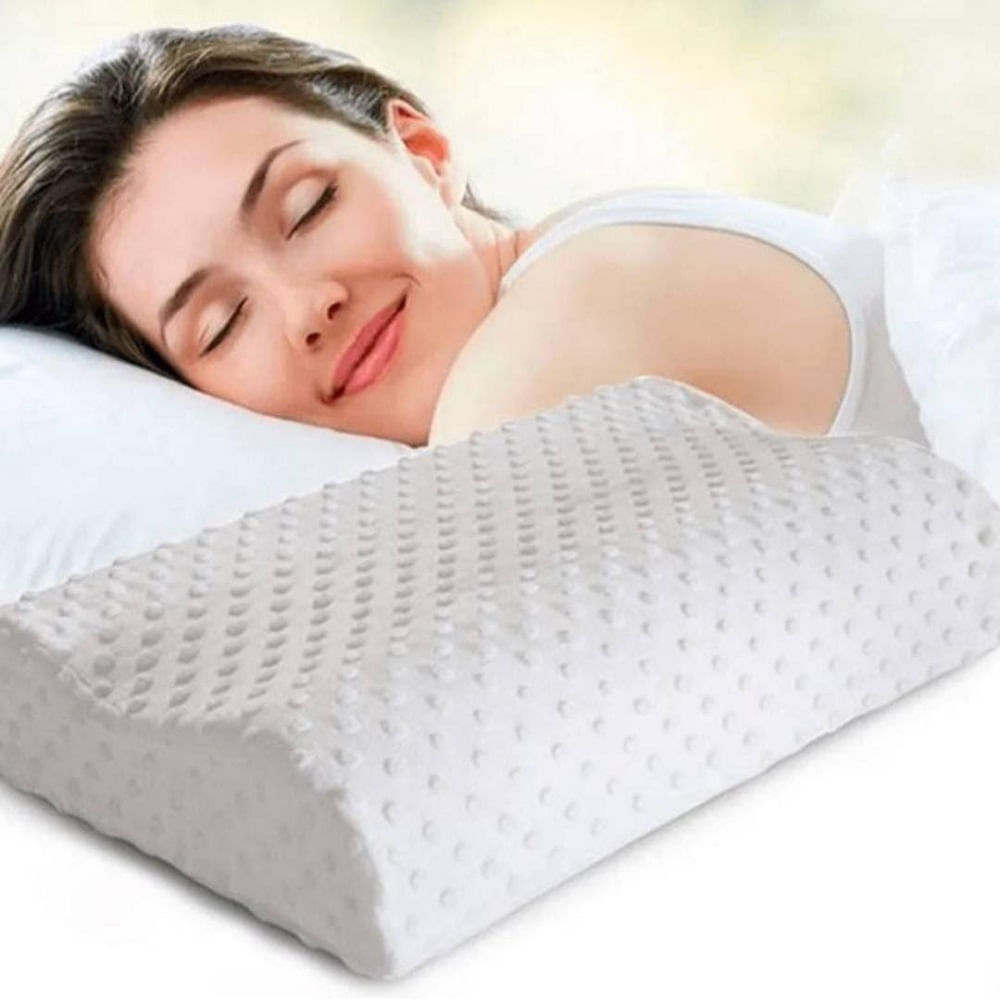 Almohada Ortopedica Viscoelstica Memory Foam con Funda