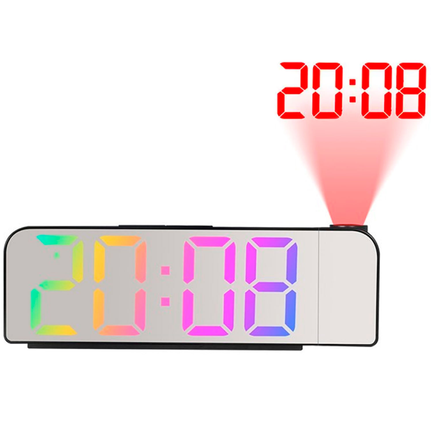 Reloj Proyector Multicolor Digital LED