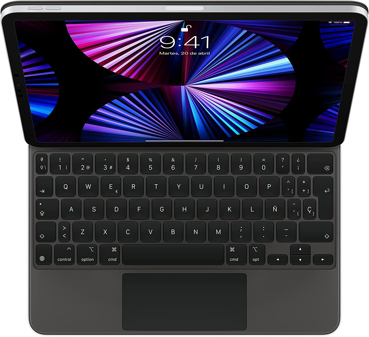 Apple Magic Keyboard iPad Pro 11" de 1, 2, 3 y 4ta Gen y iPad Air de 4 y 5ta Gen Español Negro