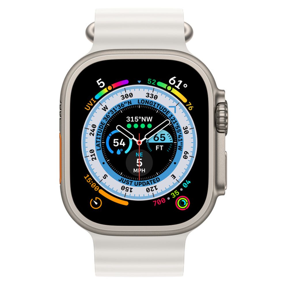 Apple Watch Ultra 49mm GPS + Celular White Ocean Band