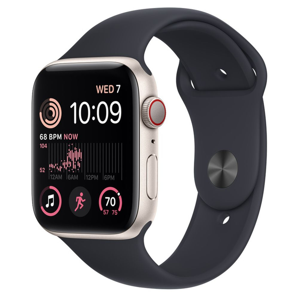 Apple Watch SE 44mm GPS + Celular Media Noche Talla L/M