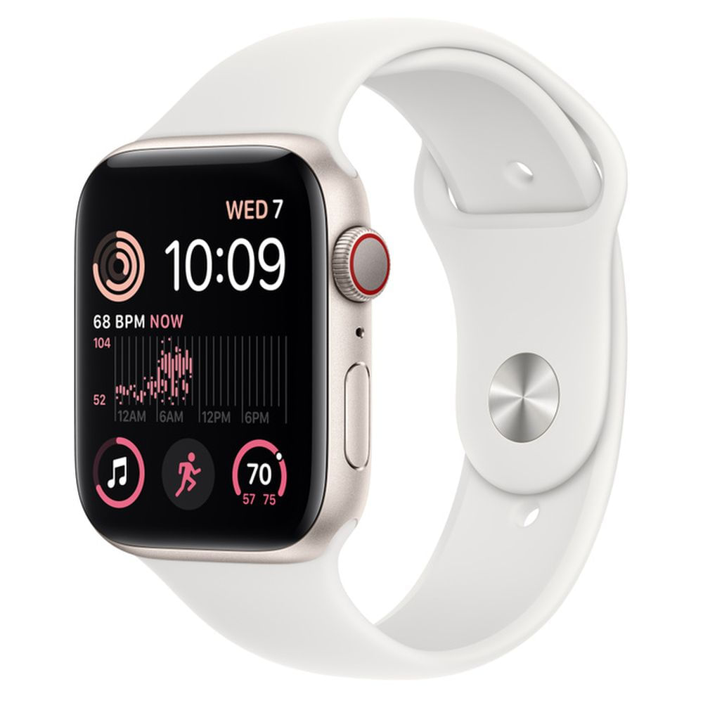 Apple Watch SE 44mm GPS + Celular Blanco Talla L/M