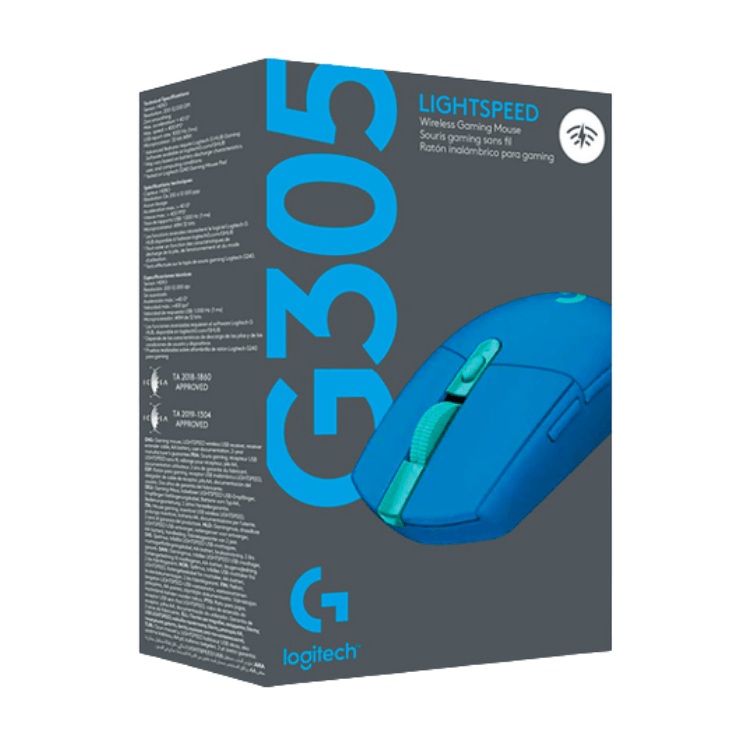 Mouse Logitech G305 Inalambrico Color Azul