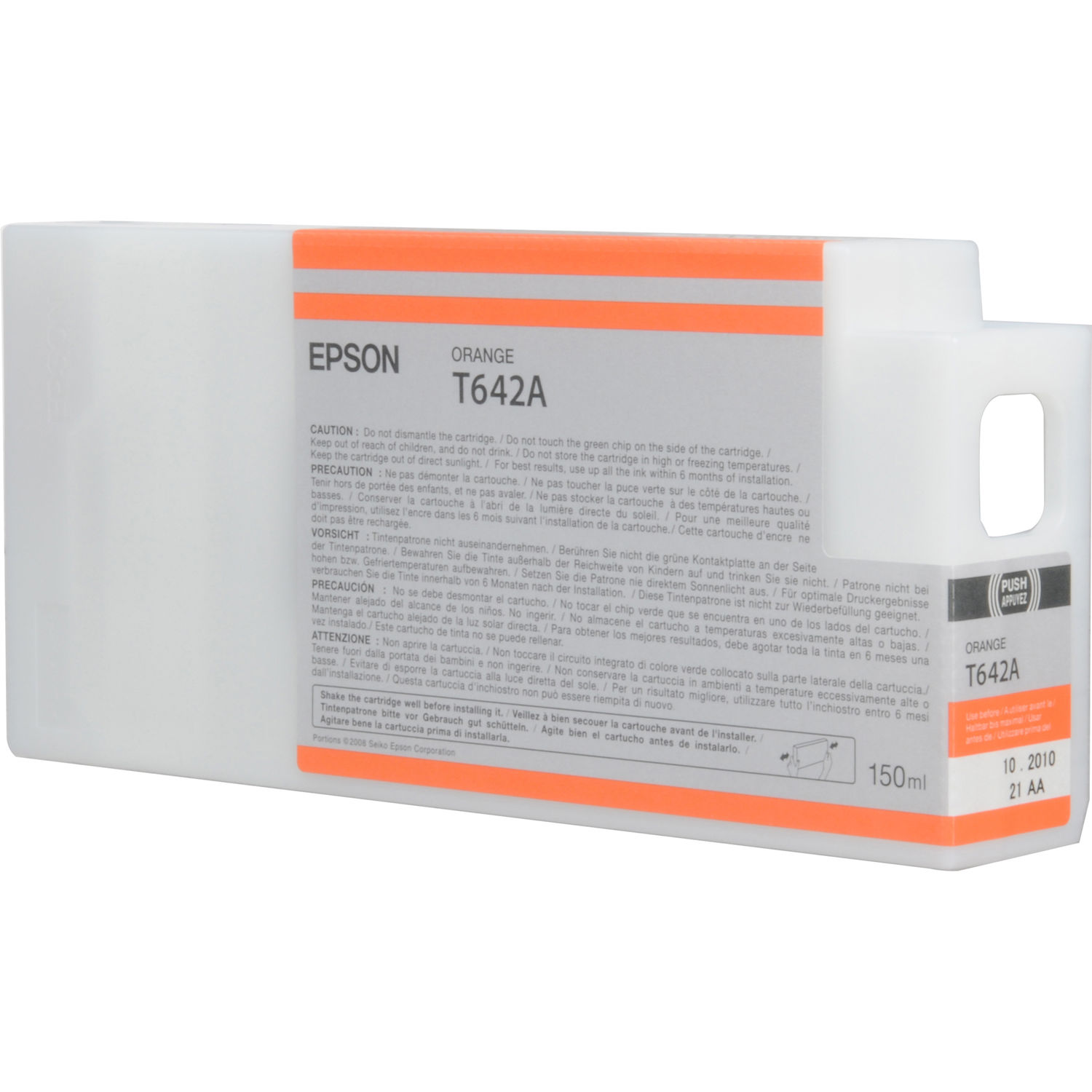Cartucho de Tinta Epson T642A00 Ultrachrome Hdr Naranja para Impresoras Stylus Pro Seleccionadas 15
