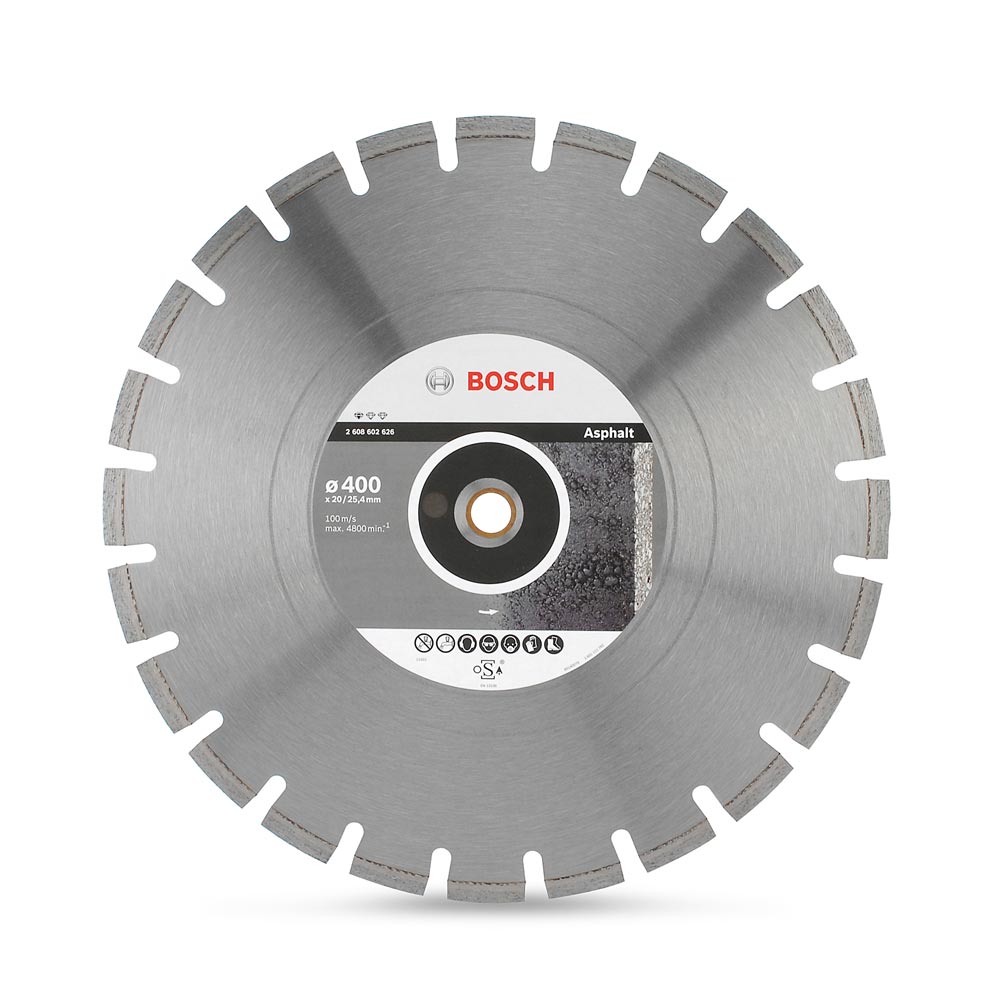 Disco diamantado Bosch 400 x 20/25,40 x 3,6 x 10 mm/Standard para asfalto