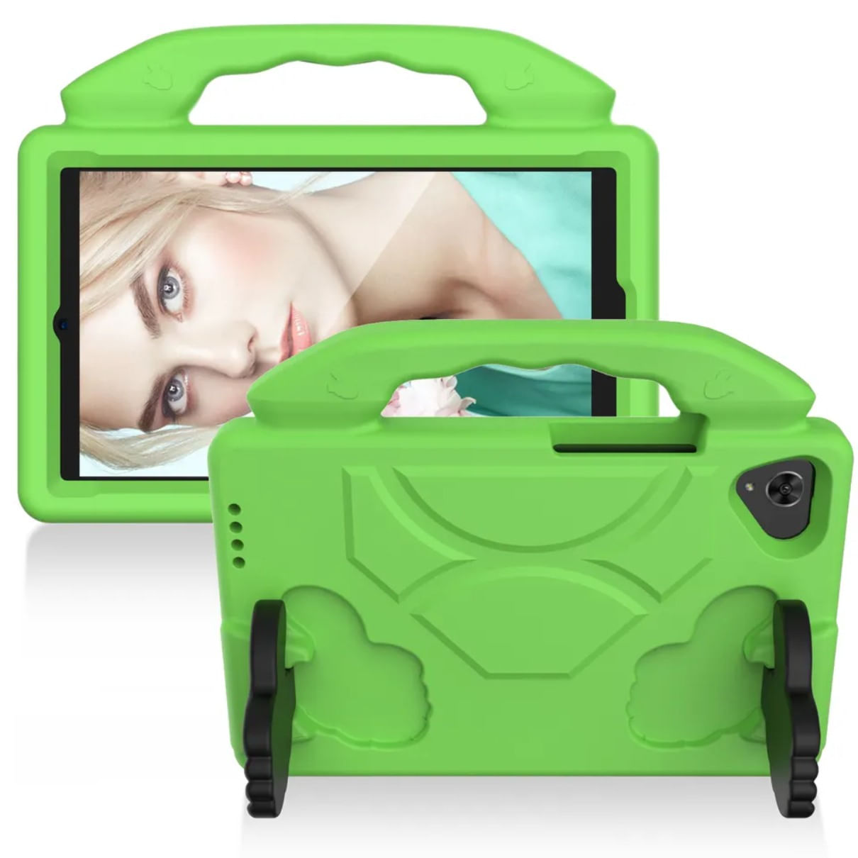 Funda de Goma con Diseño Like para Tablet Lenovo M7 Verde