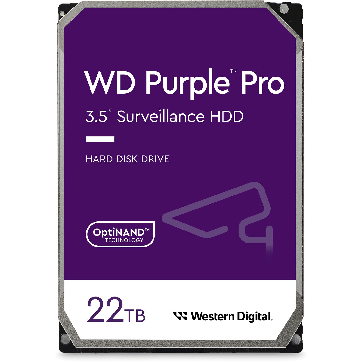 Disco Duro Interno de Vigilancia Wd Purple Pro de 22Tb Sata Iii 3.5 a 7200 Rpm Oem