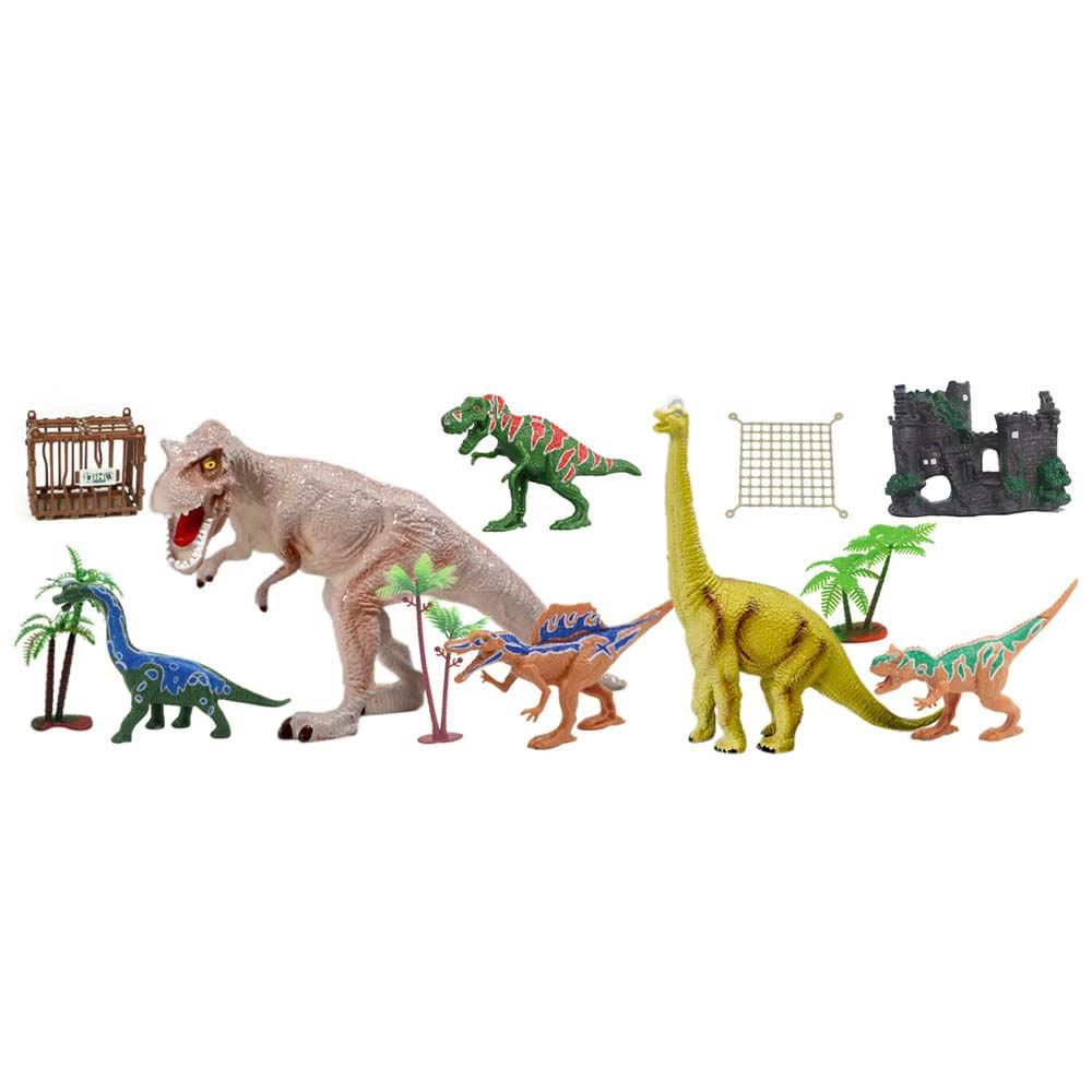 Set de Juego HANWEI TOYS Dinosaurios 12pcs 2105-B3