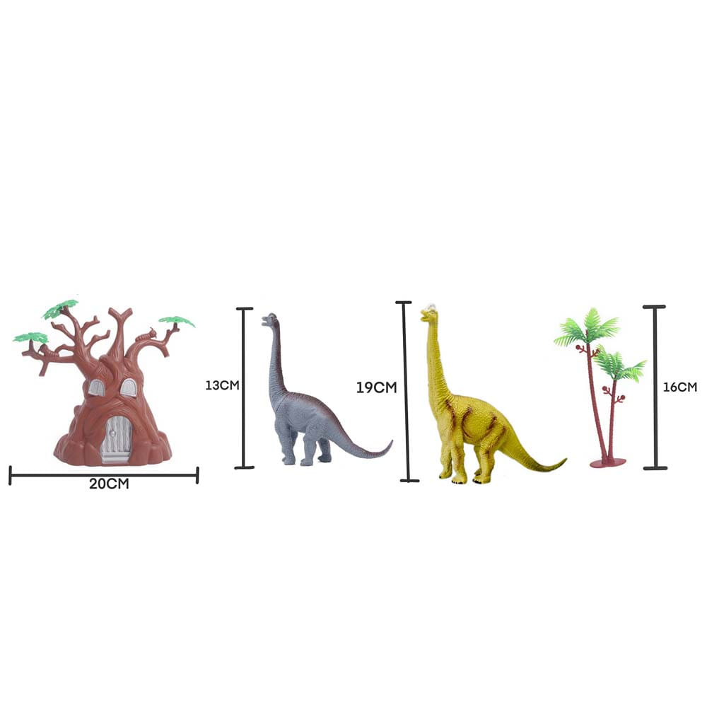 Set de Juego HANWEI TOYS Dinosaurios 4pcs 2106-8