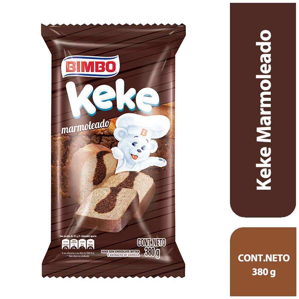 Keke BIMBO Marmoleado Bolsa 380g