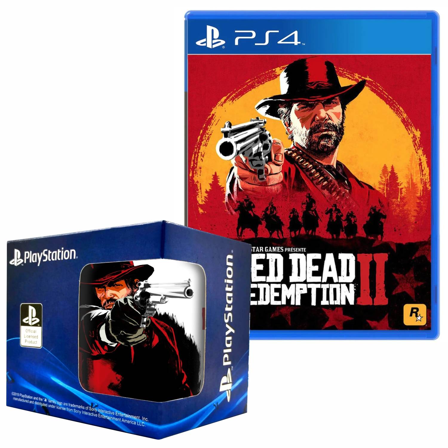 Red Dead Redemption 2  y Taza Sony PS4