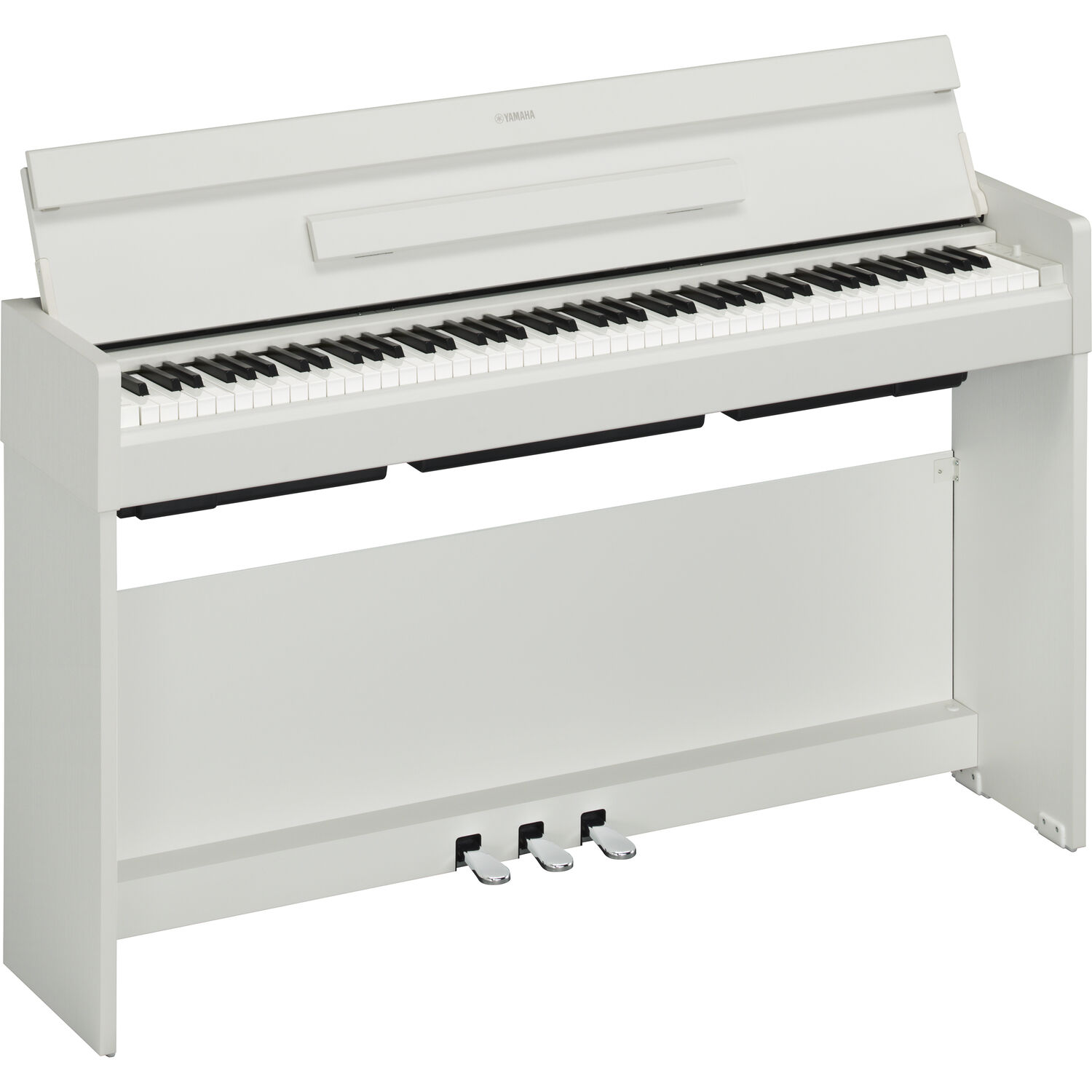 Piano Digital de Consola Yamaha Arius Ydp S35 de 88 Teclas con Cuerpo Delgado Nogal Blanco
