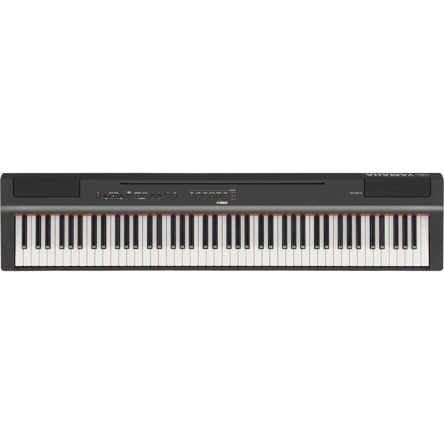 Piano Digital Yamaha P 125A de 88 Teclas Negro