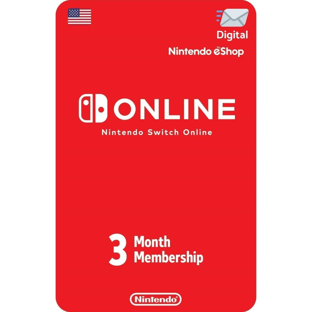 Codigo Nintendo Switch Online 3 Meses Usa (Digital)