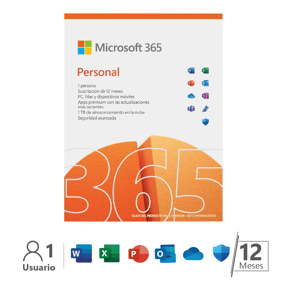 Microsoft Office 365 Personal Producto Físico Blister