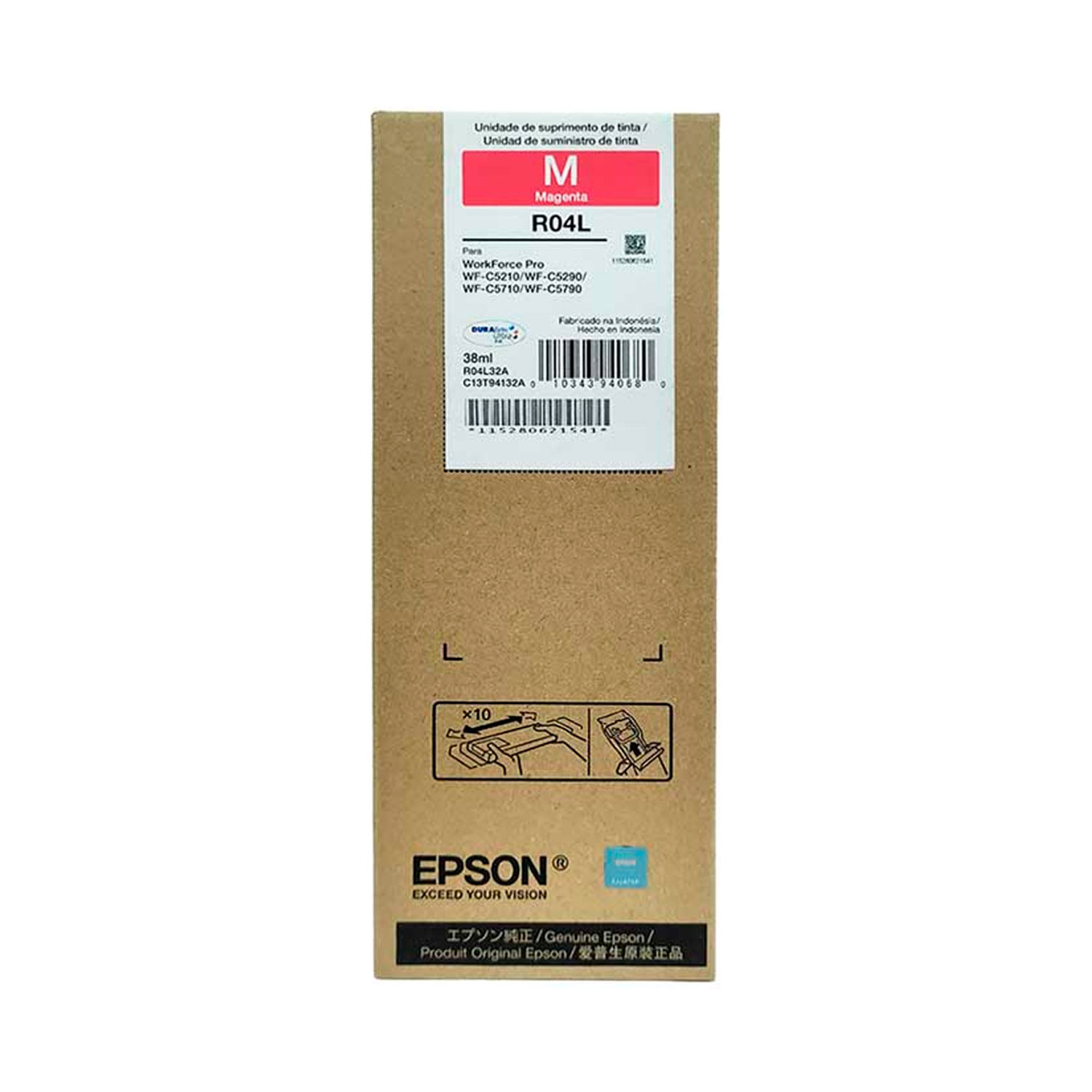 Tinta Epson T941 Magenta WorkForce WF-C5290 / WF-C5710