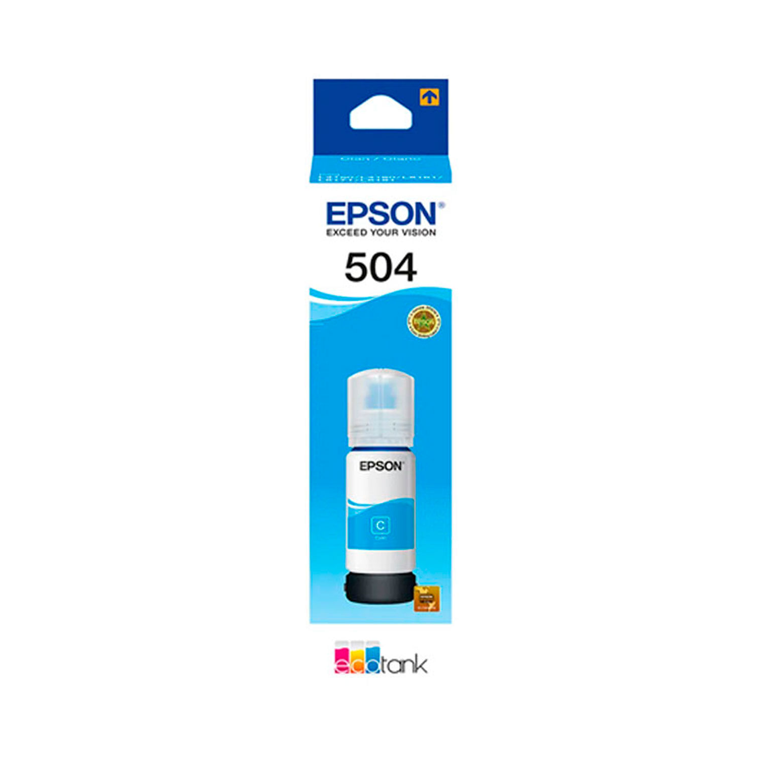 Tinta Epson T504 Color Cyan Serie L4150 / L6161
