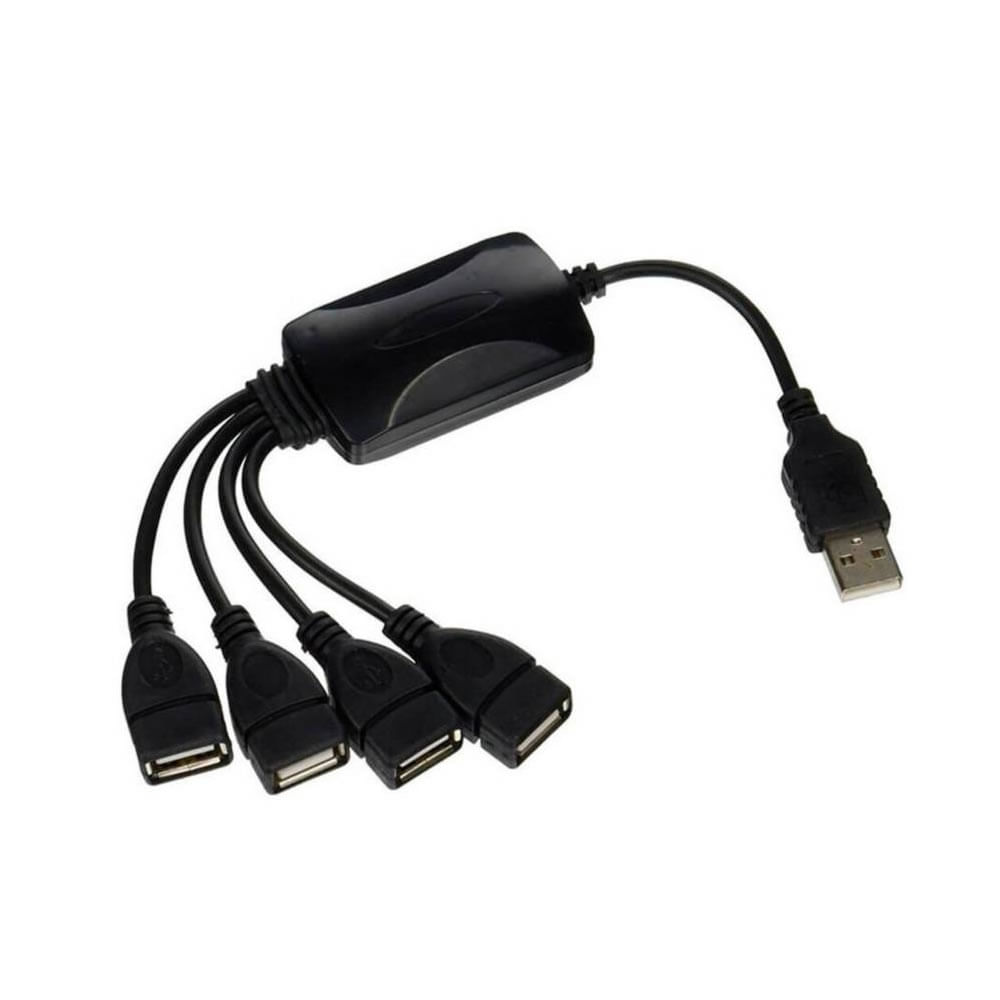 Cable Hub 4 Pin USB Type A Xtech XTC-320 Negro