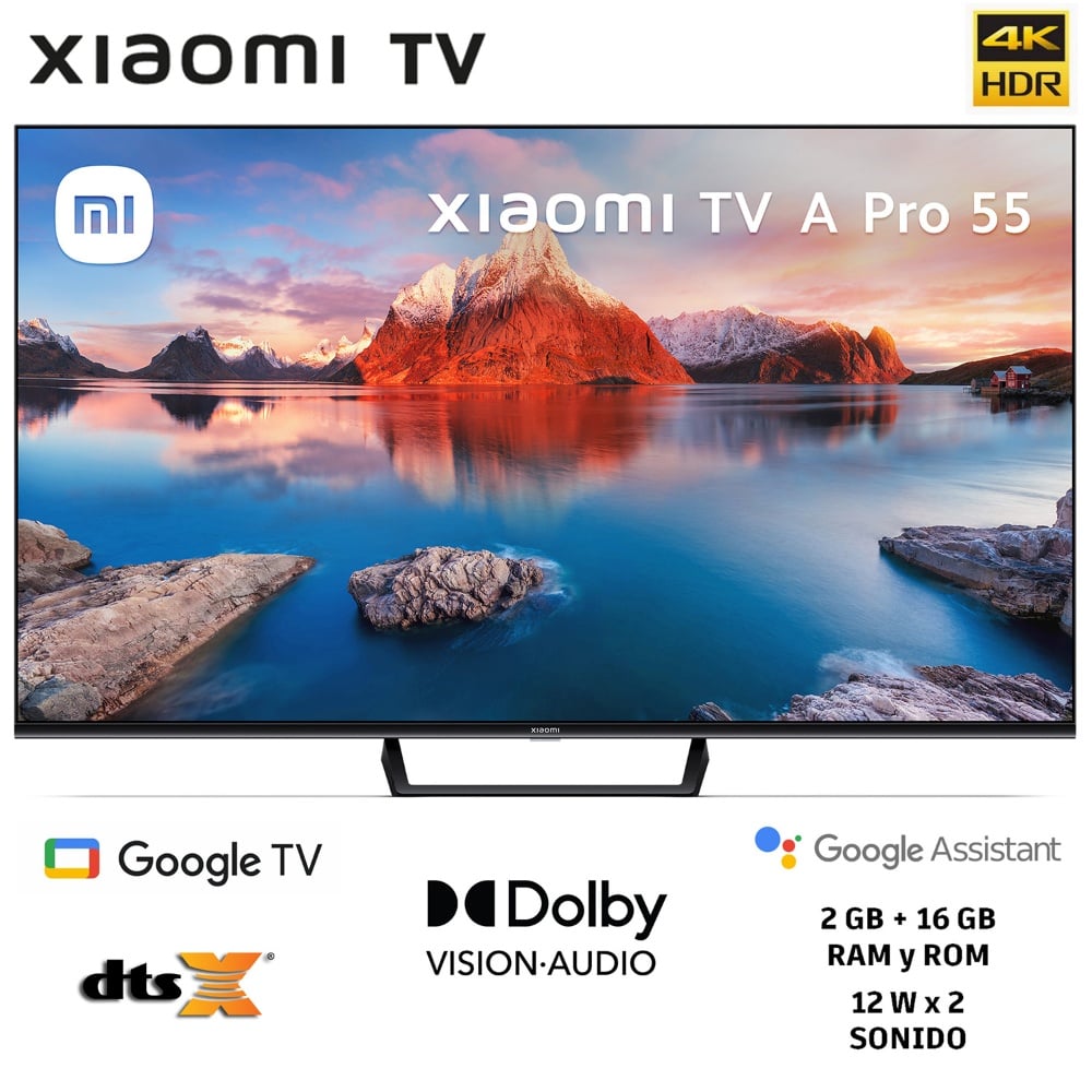 Televisor Xiaomi TV A Pro 55 - Negro